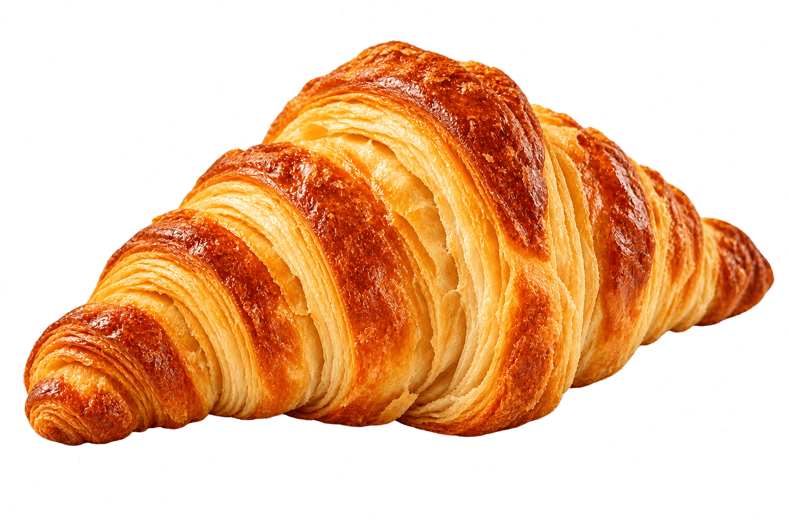 Butter Croissant in a clear Enclave cup.